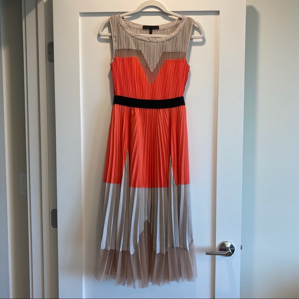 BCBGMaxAzria orange dress